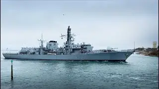A day of warships movements in Portsmouth