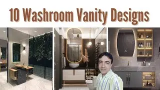 10 Washroom Vanity Designs/Bathroom trending vanity Designs/Modern vanity