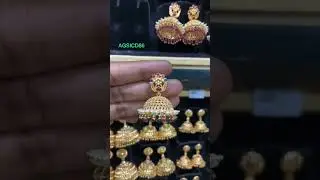 Wedding jewelry design jimikki kammal latest mattel collection/Matt finish Earrings designs #jewelry