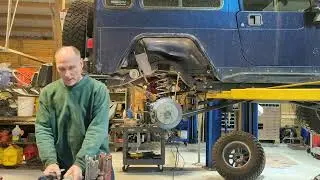 TJ LJ Rusty's Off-road Products rear shock out board