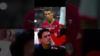 Reaction to Ronaldo's free kick to Spain😈🐐#ronaldo#reaction #freekick#spain #viral#shorts