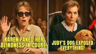 Fraud Karen FAKED her Blindness In Judy's Court - Her Dog EXPOSED her in Seconds..