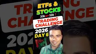 Stocks Trading Challenge 30k To 50k  Day 6 #shorts #shortvideo #short