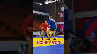 Чистый бросок на Первенстве Европы по самбо #самбо #sambo #бросок