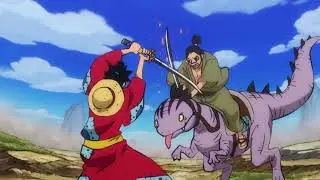 Luffy  using sword in funny way (one piece 898)