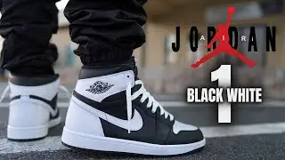 ПРЕДВАРИТЕЛЬНЫЙ ВЗГЛЯД!! ПОДРОБНЫЙ ОБЗОР JORDAN 1 ЧЕРНО-БЕЛЫЕ И ВАРИАНТЫ ЗАМЕНЫ НА ШНУРОВКЕ!!
