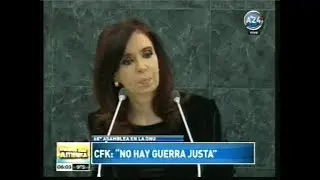 Cristina Kirchner apoya a Siria en las Naciones Unidas (2013)
