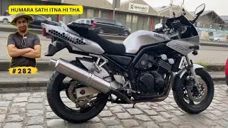 282 - Manuela ka or Humara sath Bus itna hi tha 😕  Last Ride. YAMAHA FZS600 FAZER