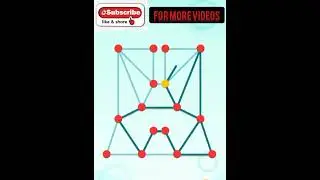 Smart puzzle one line game| Hard level 32 | To solve wonderful puzzle one line puzzle game | #smart