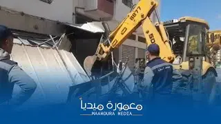القنيطرة: هدم واجهة مقهى بحي لافيلوط بسبب عدم توفره على التراخيص