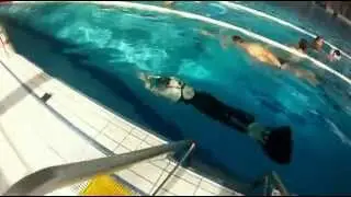Freediving - DYN 131 m Performance - Ines Jurkschat