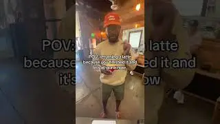 POV: returning a latte because you finished it and. it's all gone now | #shorts