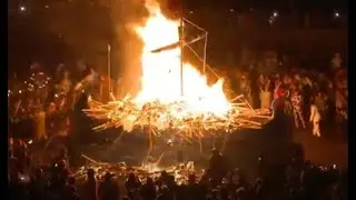Viking-Inspired Fire Festival Lights Up Scottish Island