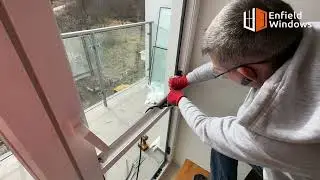 Ремонт пластиковых дверей - Что делать если профиль металлопластиковой двери выгнуло дугой?