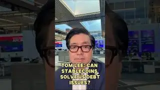 Tom Lee: Can Stablecoins Solve US Debt Issues? #stablecoin #crypto #web3 #blockchain #bitmine