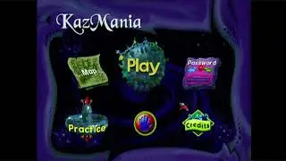 KazMania 1 - Trail of Gems - Sony PlayStation - Intro & Title Screen