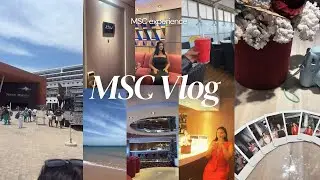 MSC Vlog- Spend a weekend with me on the MSC cruise🚢
