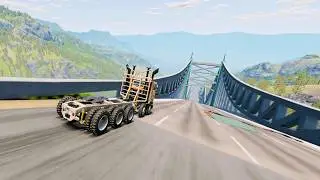 Full Throttle INSANE Long Downhill Mayhem! | BeamNG.drive Epic Crashes & Speed Test #33