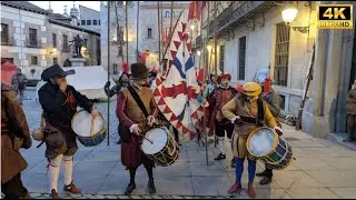 (4K) RECREACIÓN DE LOS TERCIOS ESPAÑOLES POR EL CENTRO DE MADRID 1-2-2025