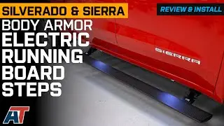2019-2024 Silverado & Sierra 1500 Body Armor E-Power Electric Running Board Steps Review & Install