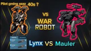 Lynx & Avengers weapon VS Mauler 🧐 - War Robots game [WR] - #warrobots