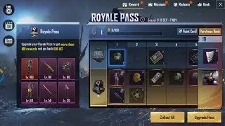 Upgrading Season 9 Royal Pass in PUBG Mobile || Crazy Games Lover CGL
