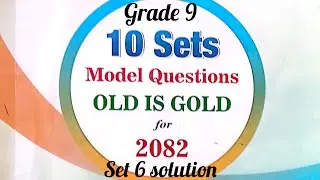 Class 9 Science Neema publication Model Set6 solution #science9th #pabson #npabson 