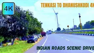 Indian coastal drive 4K - scenic drive travel vlog relaxation music