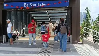 Trải nghiệm Tàu điện, tuyến Metro số 1 đi từ ga Ba Son đến ga Suối Tiên.