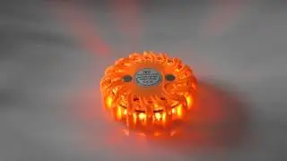 wl h01ora - LED v&yacute;stražn&eacute; světlo 16LED, oranžov&eacute;