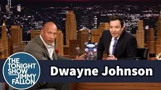 Dwayne Johnson Gives Jimmy&nbsp;a Custom Action Figure