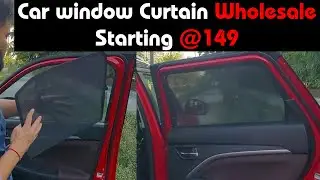 Car Window Curtain Sun Shade Wholesale | Starting from 149 | Car Accessories | The CARiGAR
