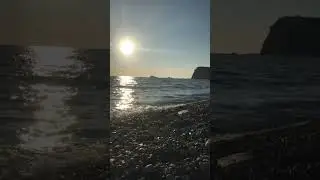 Deep relaxing ASMR sounds of the sea with the view of Buljarica beach in Montenegro.