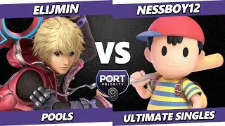Port Priority 9 - Elijmin (Shulk) Vs. Nessboy12 (Ness) Smash Ultimate - SSBU