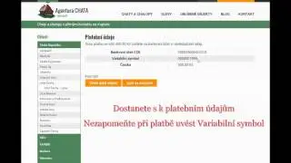 Agentura CHATA   jak uhradit prezentaci