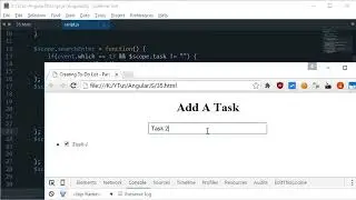 AngularJS Tutorial 34  Creating To do App   Part 6