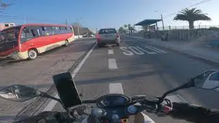 PRiMERA mini RUTA por VALPO y PLAYA ANCHA en MOTO 🏍️