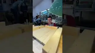 Склейка щита из клена