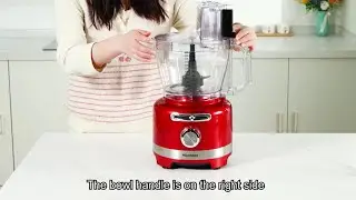 Homtone Food Processor Correct Operation vs Incorrect Operation Installation | DS-1375-RD