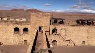 Looking around from Up on the Wall in the Kingdom of Heaven Castle