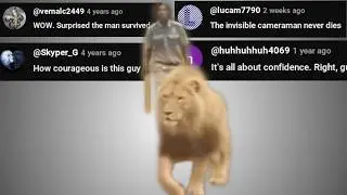 LION ATTACKS MAN - Chat Music