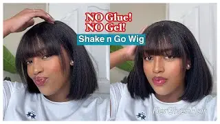 Lace-Free & Gorgeous: The Ultimate Natural Kinky Blow-Out Bob Wig You Need! | Beginner Friendly