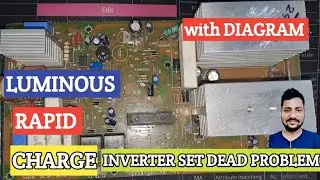 LUMINOUS  RAPID CHARGE  1650/12V SET DEAD PROBLEM #viralvideo #luminous #overload  #dead