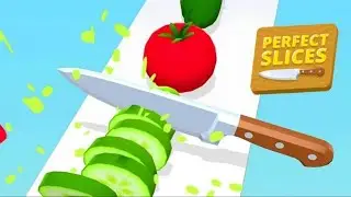 Perfect Slices Live Now 🌶️🔪 Gameplay #live​ #shortsfeed #gaming #androidgames