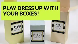 Create Your Own Custom Packaging/ MAKE Your Own FANCY BOUTIQUE BOXES For PENNIES/ SAVE BIG MONEY!
