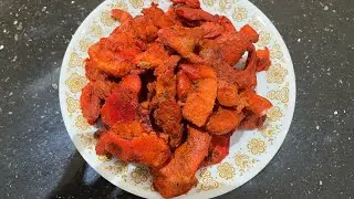 Tandoori Turkey Breast Tenders in Sri Lankan Style  - Colourful, Aromatic and Delicious