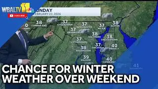 Cold and rainy Thursday night in Maryland; When the Temperatures will warm up