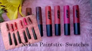 Nykaa Paintstix Review and Swatches