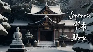 Winter at the Japanese Temple - Japanese Flute Music For Soothing, Healing, Meditation