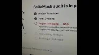 Great News: Saitamask 55% Complete #shorts